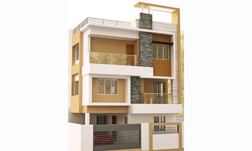 House for Mr.Abdul Rasheed at Madhavaram, Chennai